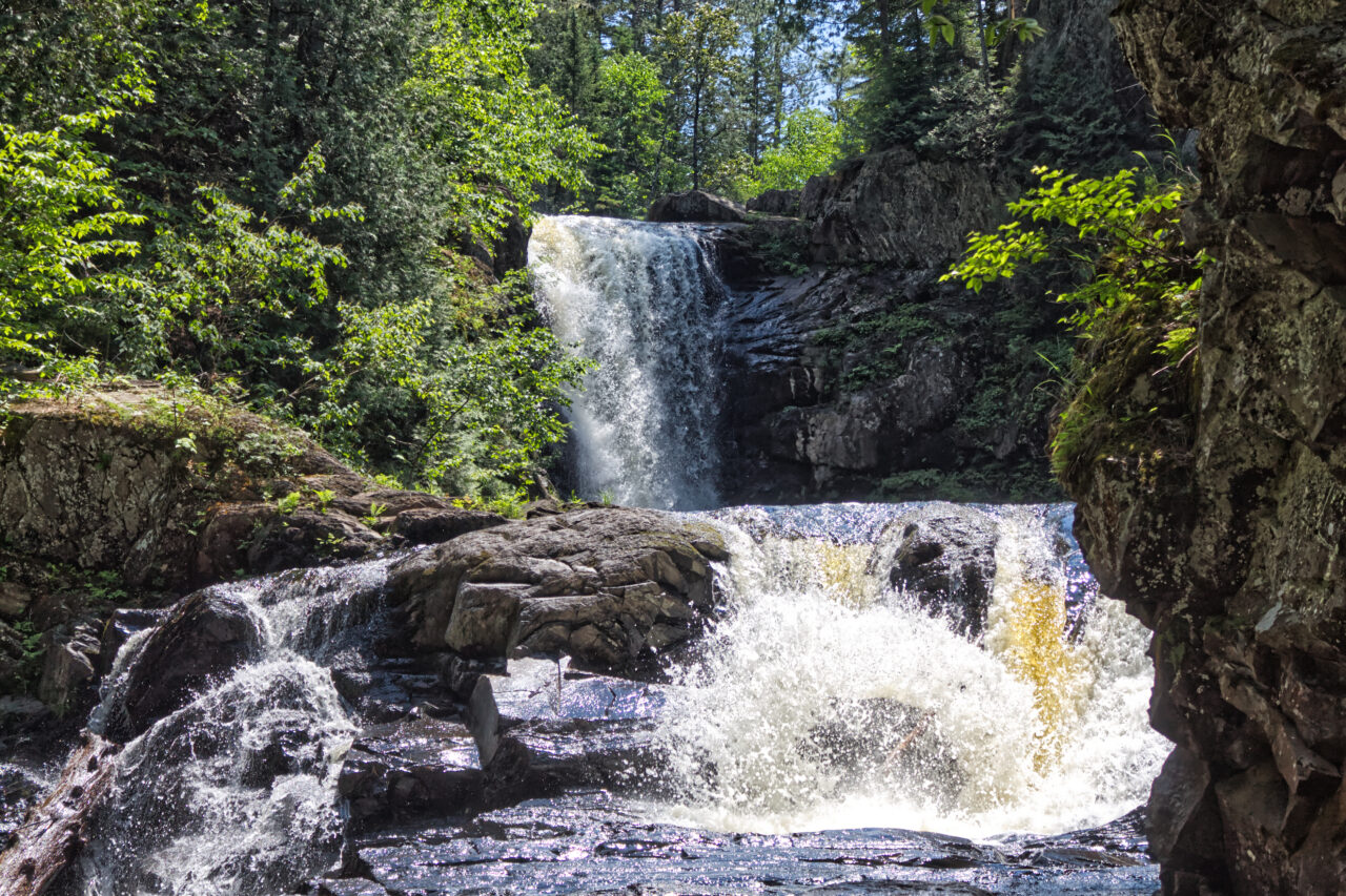 Moxie Falls in Maine